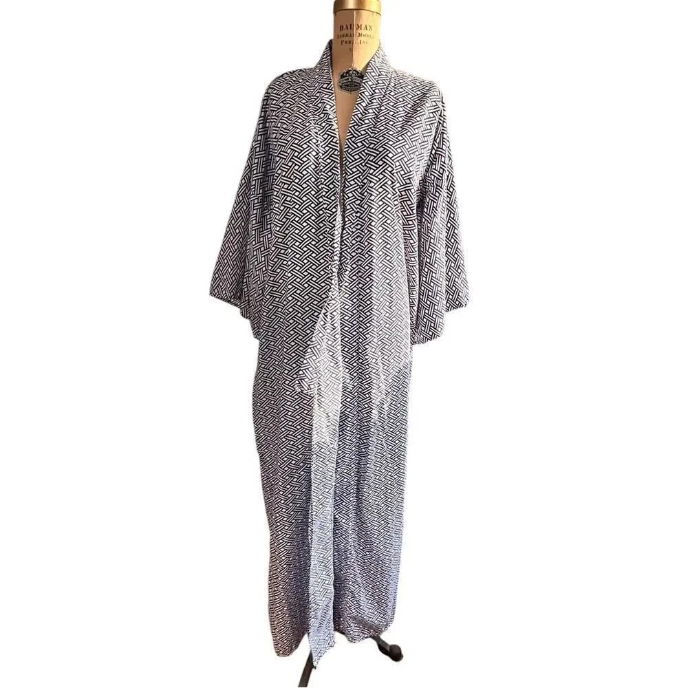Vintage Gypsy by Pier 1 Japanese Kimono Bathrobe OSFM